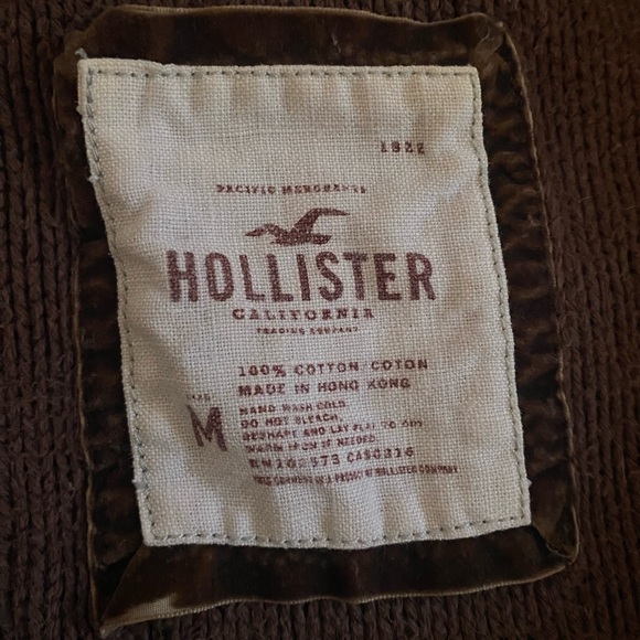 EXTREMELY RARE Twilight Y2K Hollister Bella Swan Brown Baby Doll Cardigan - Picture 4 of 4